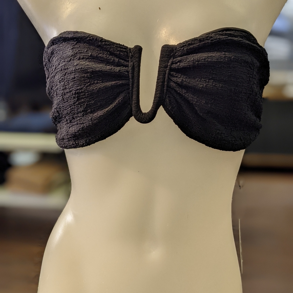 Beach Riot / Stone Cold Fox Black Bikini Top